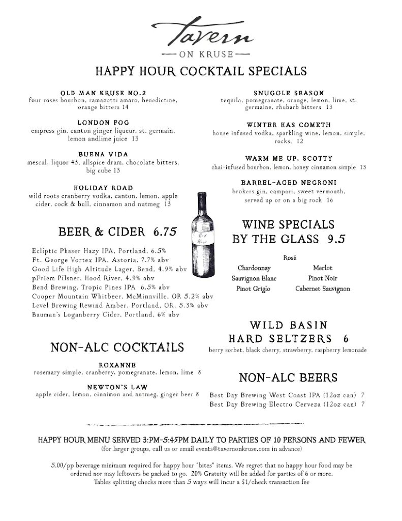 Menu_Tavern on Kruse_Lake Oswego, OR_image_old_2