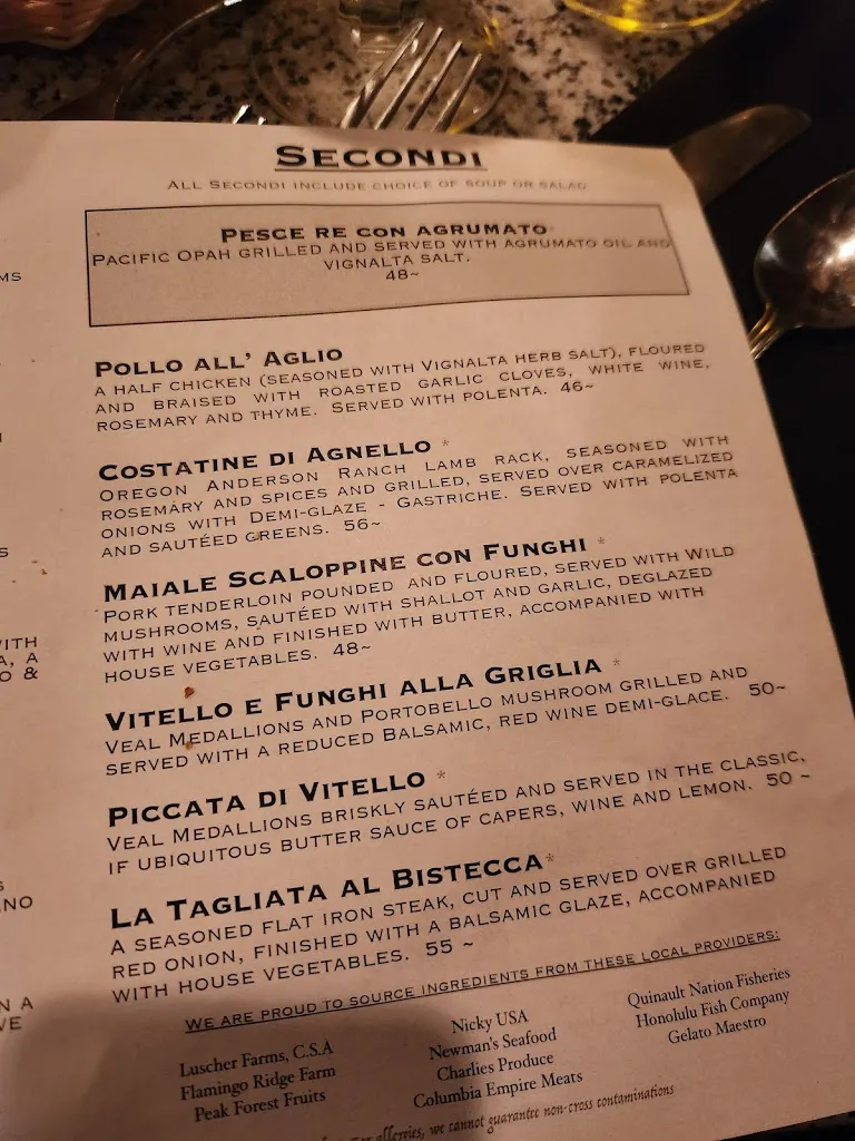 Menu_Riccardo's Ristorante_Lake Oswego, OR_image_old_2