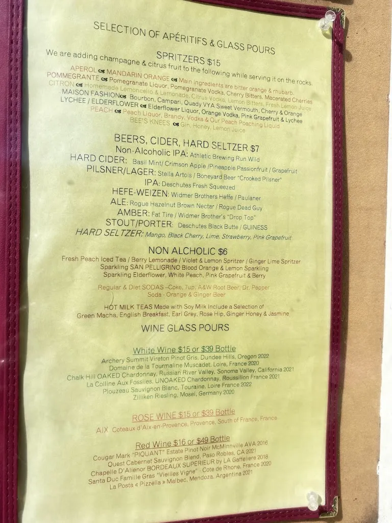 Menu_Bistro Maison_McMinnville, OR_image_old_1