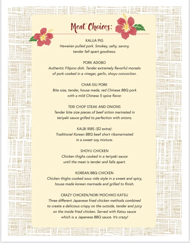 Menu_Hawaii Five-O-Three Café_McMinnville, OR_image_old_2