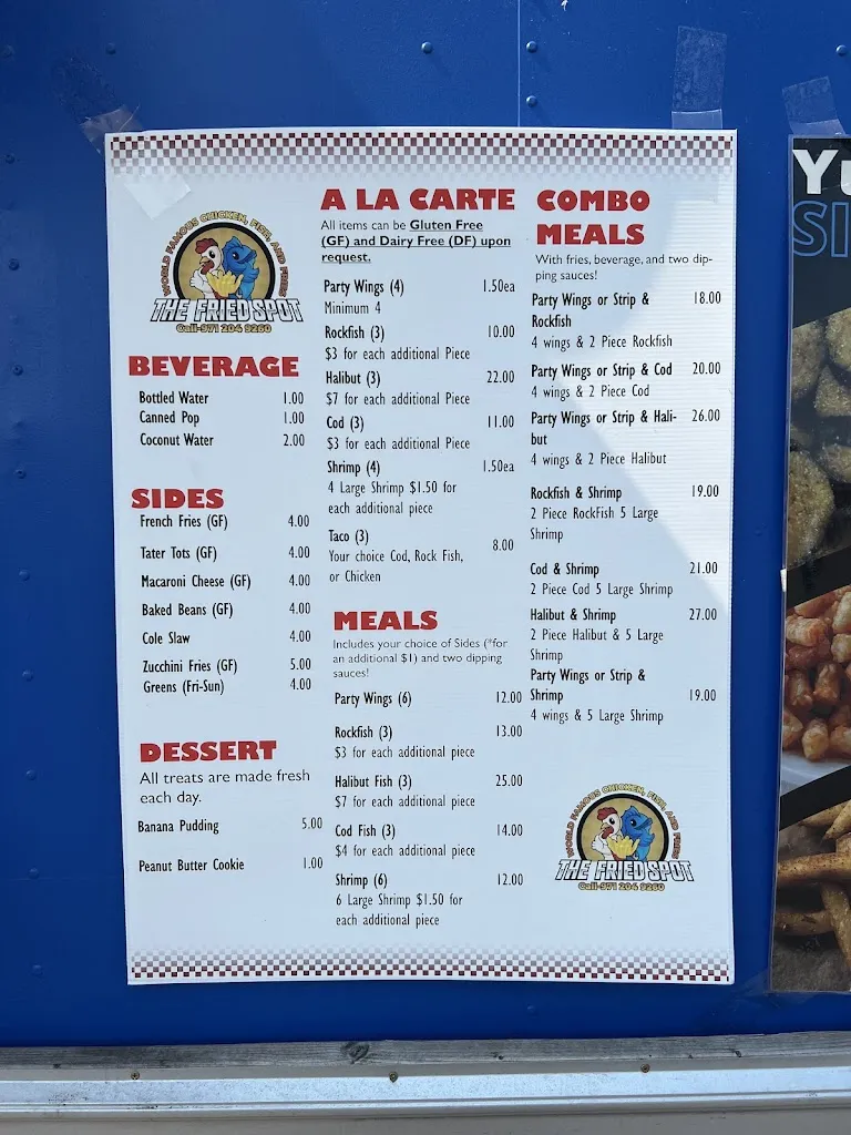 Menu_The Fried Spot_Milwaukie, OR_image_old_3