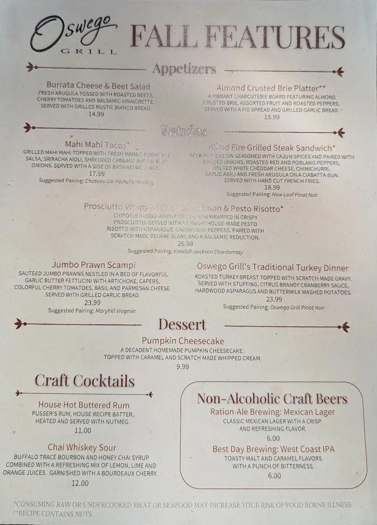 Menu_Oswego Grill - Clackamas_Clackamas, OR_image_old_1