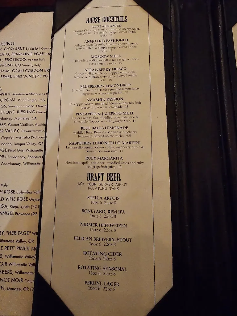 Menu_Arrivederci Wine & Jazz_Milwaukie, OR_image_old_2