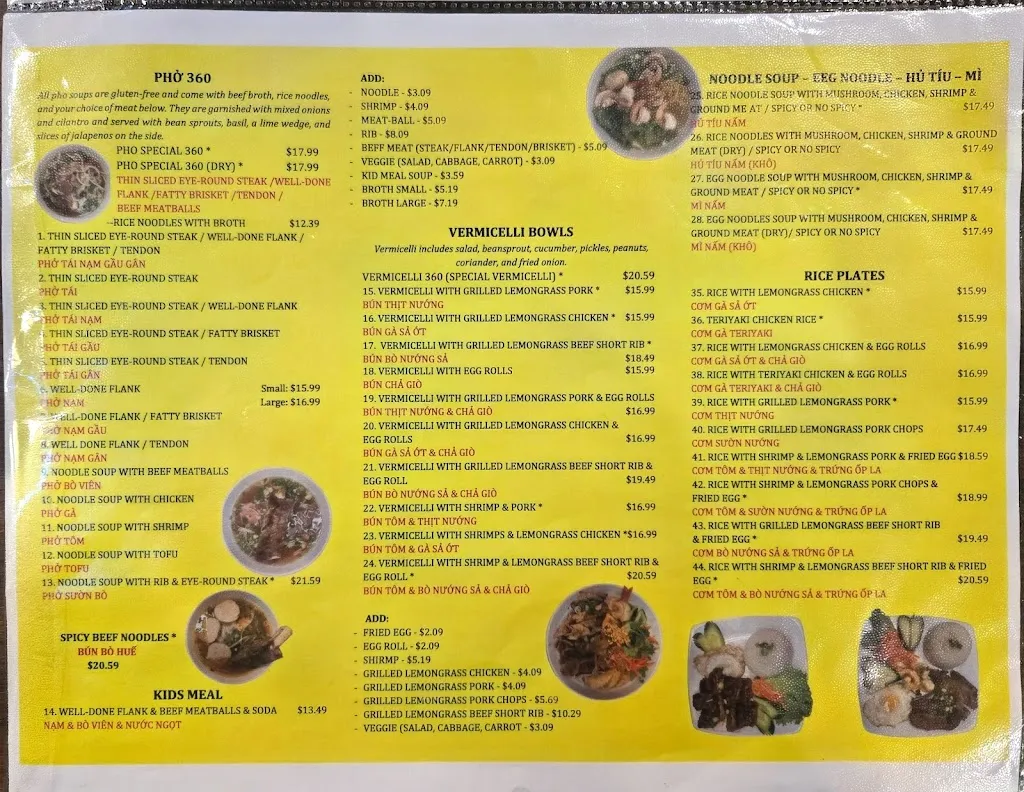 Menu_Pho 360_Milwaukie, OR_image_old_2