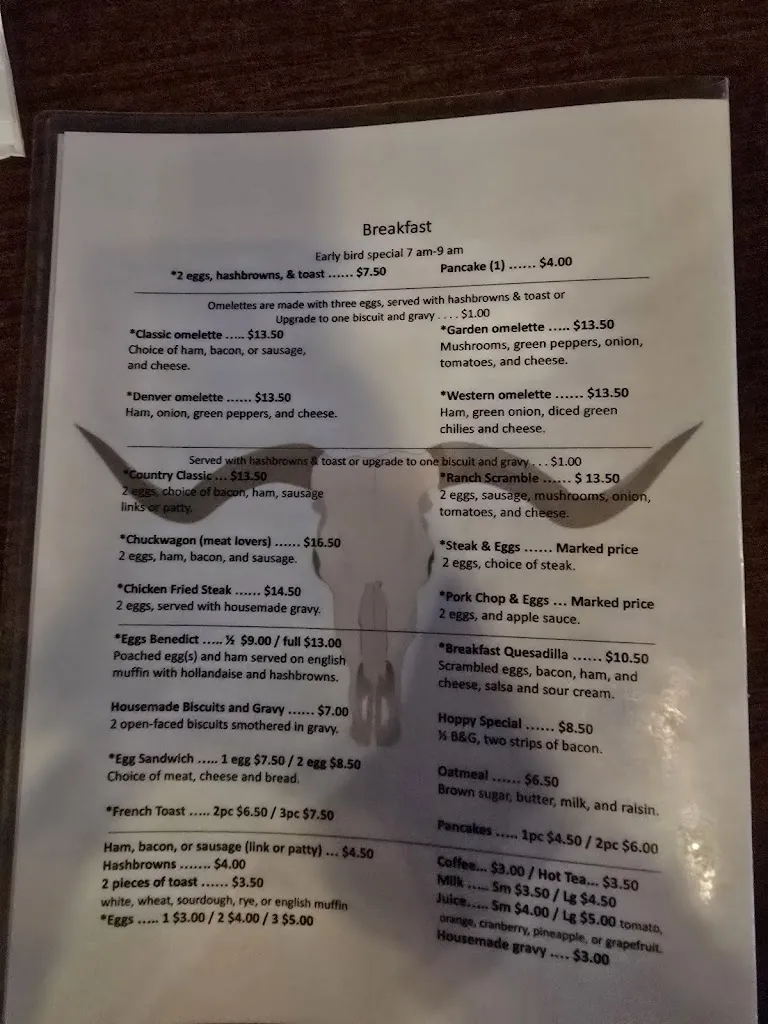 Menu_Ranch Tavern_Oak Grove, OR_image_old_2