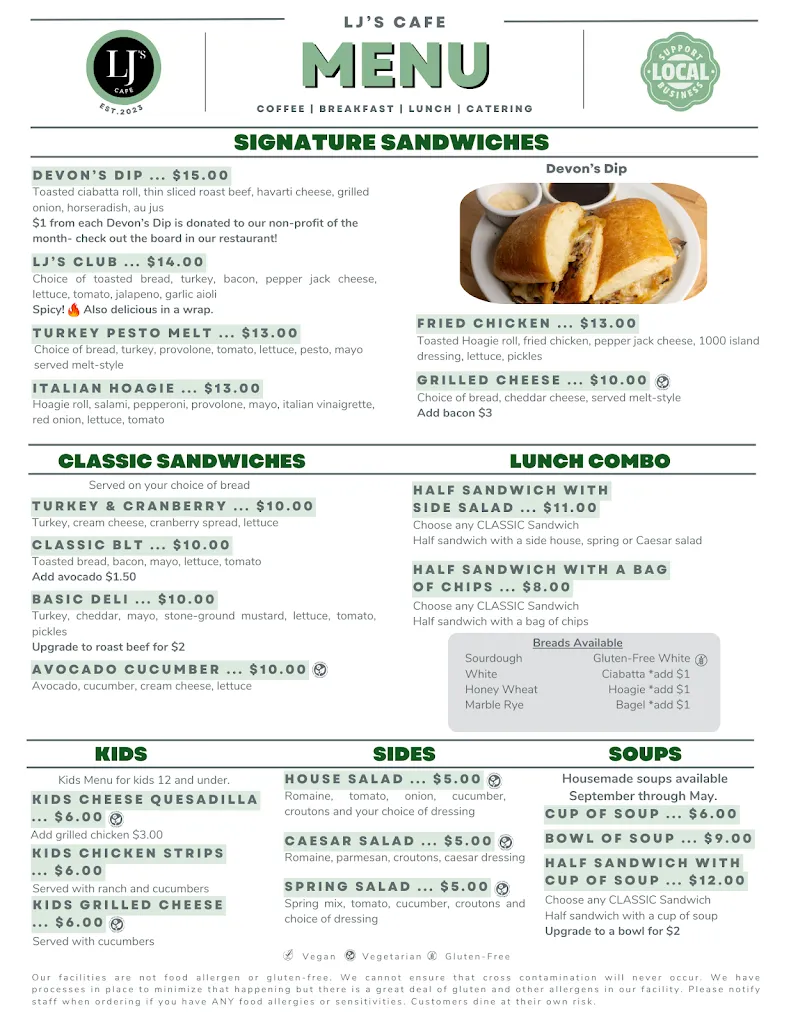 Menu_LJ's Cafe_Milwaukie, OR_image_old_3