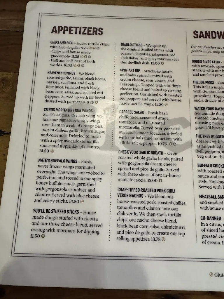 Menu_Slackwater Sandy_Sandy, UT_image_old_3