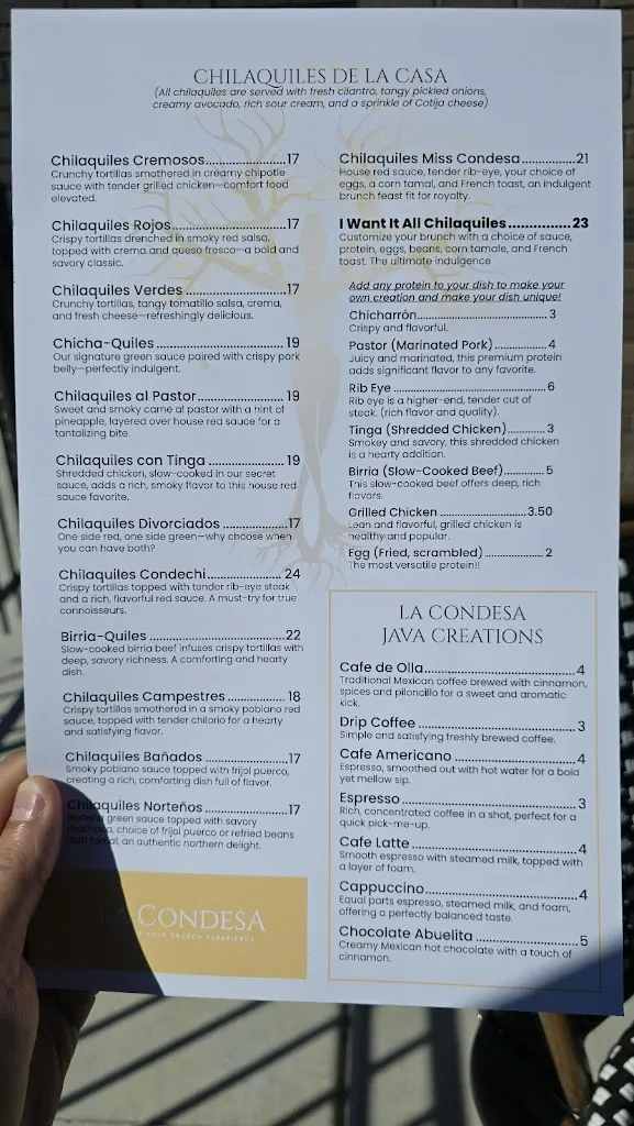 Menu_La Condesa, Inc. • Brunch Restaurant_Sandy, UT_image_old_3