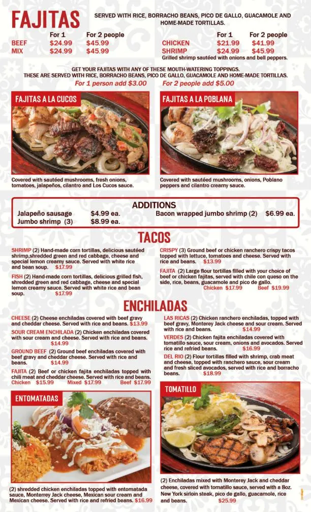Menu_Los Cucos Mexican Cafe_Sandy, UT_image_old_2