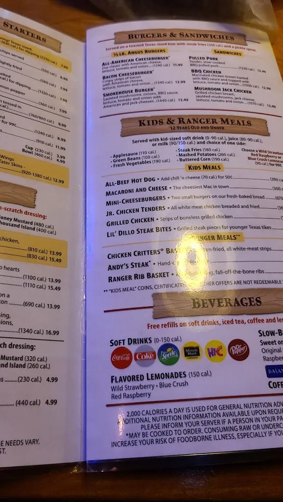 Menu_Texas Roadhouse_Sandy, UT_image_old_1