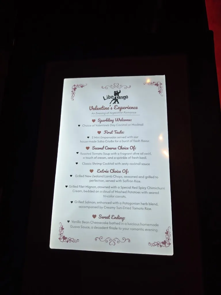 Menu_Libertango Steakhouse_Sandy, UT_image_old_2