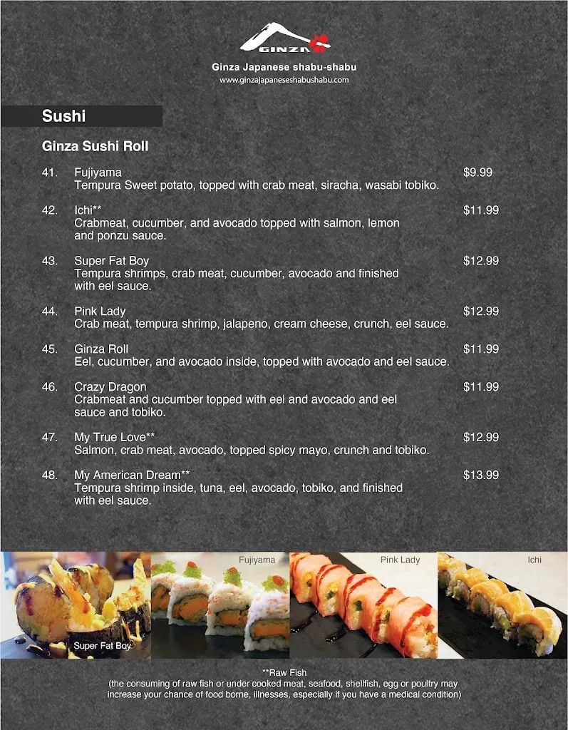 Menu_Ginza Japanese Shabu Shabu_Sandy, UT_image_old_2