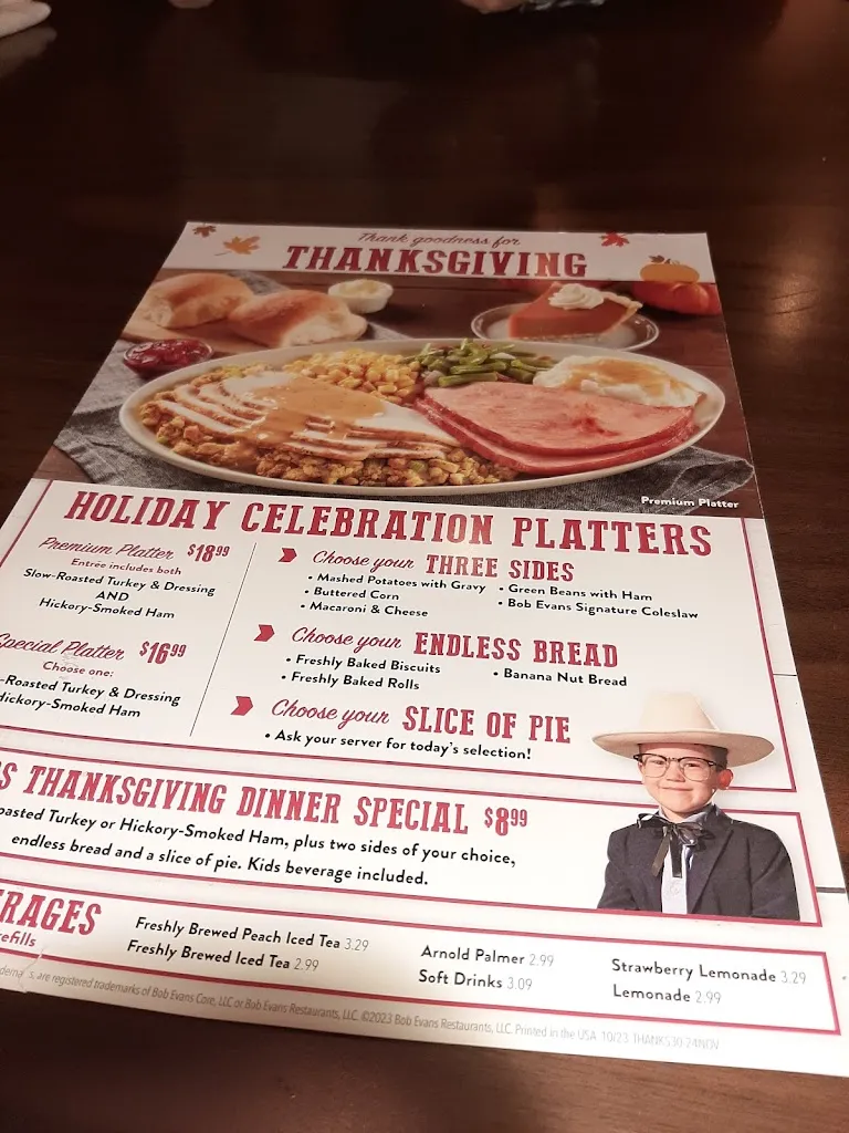 Menu_Bob Evans_Pittsburgh, PA_image_old_1