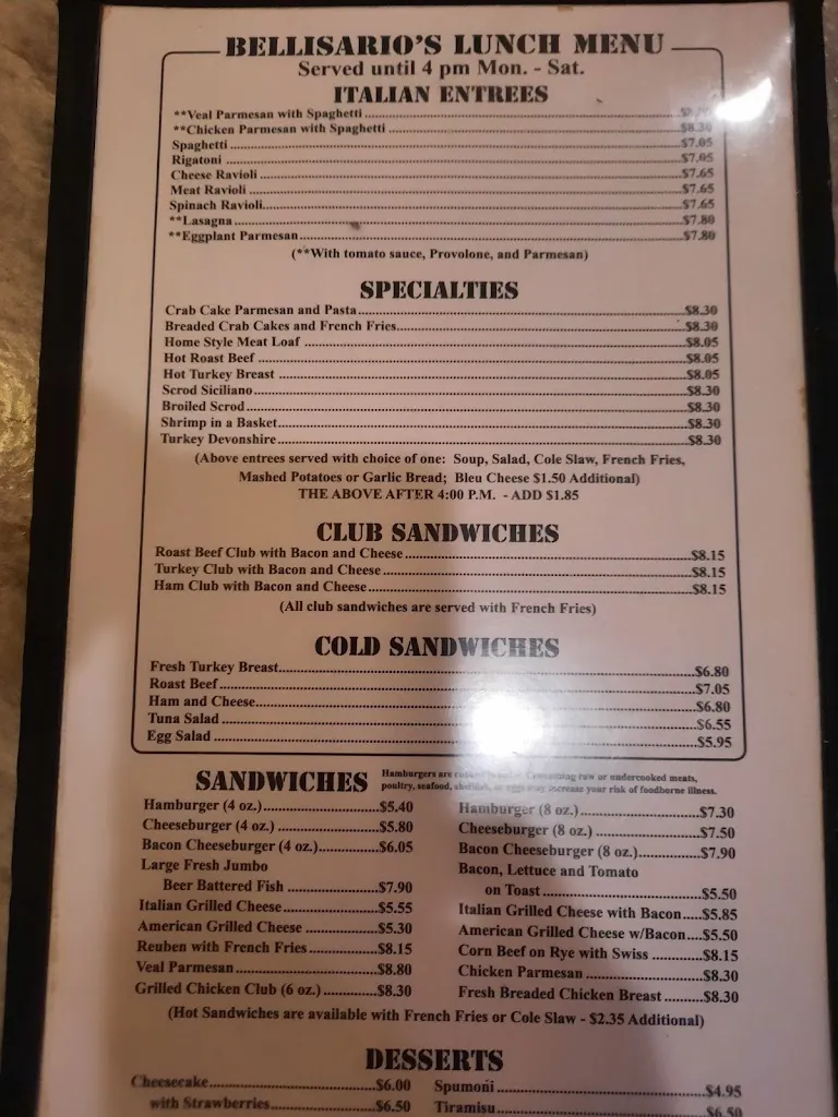 Bellisario's Restaurant_Allison Park, PA_menu_image_3