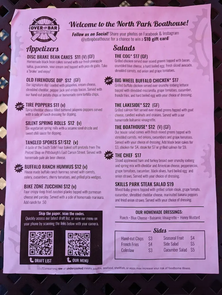 OTB at the North Park Boathouse_Allison Park, PA_menu_image_2