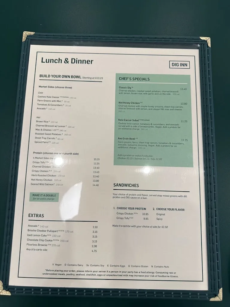 Menu_Dig Inn_Ardmore, PA_image_old_2