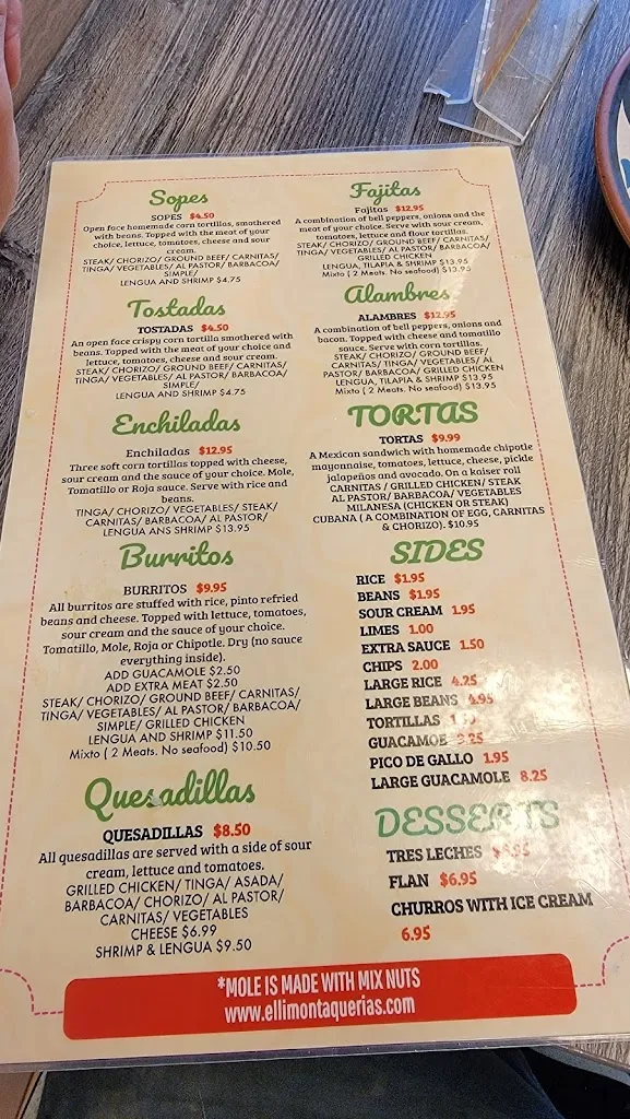 Menu_El Limon Ardmore_Ardmore, PA_image_old_3