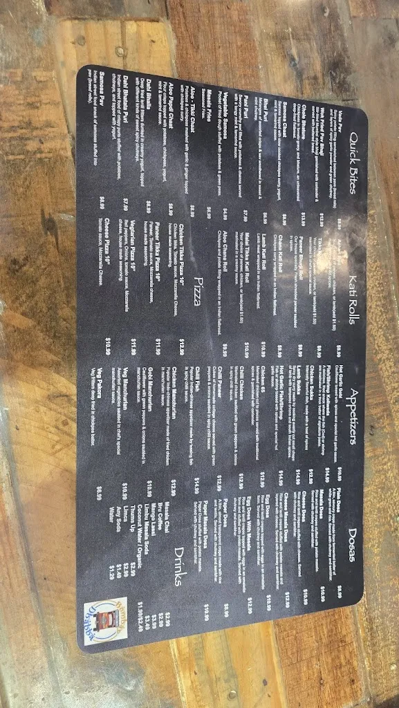 Menu_Bombay Dhabba_Audubon, PA_image_old_3