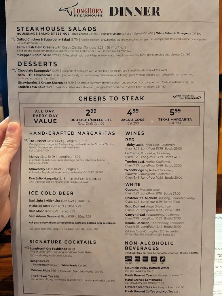 Menu_LongHorn Steakhouse_Norristown, PA_image_old_1