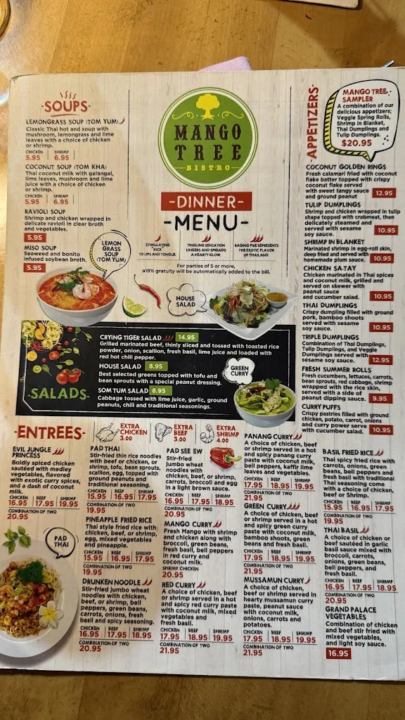 Menu_Mango Tree Bistro_Norristown, PA_image_old_1