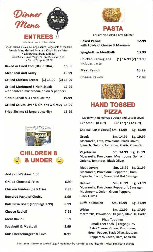 Menu_Ma and Pop's Country Kitchen_Bethel Park, PA_image_old_1