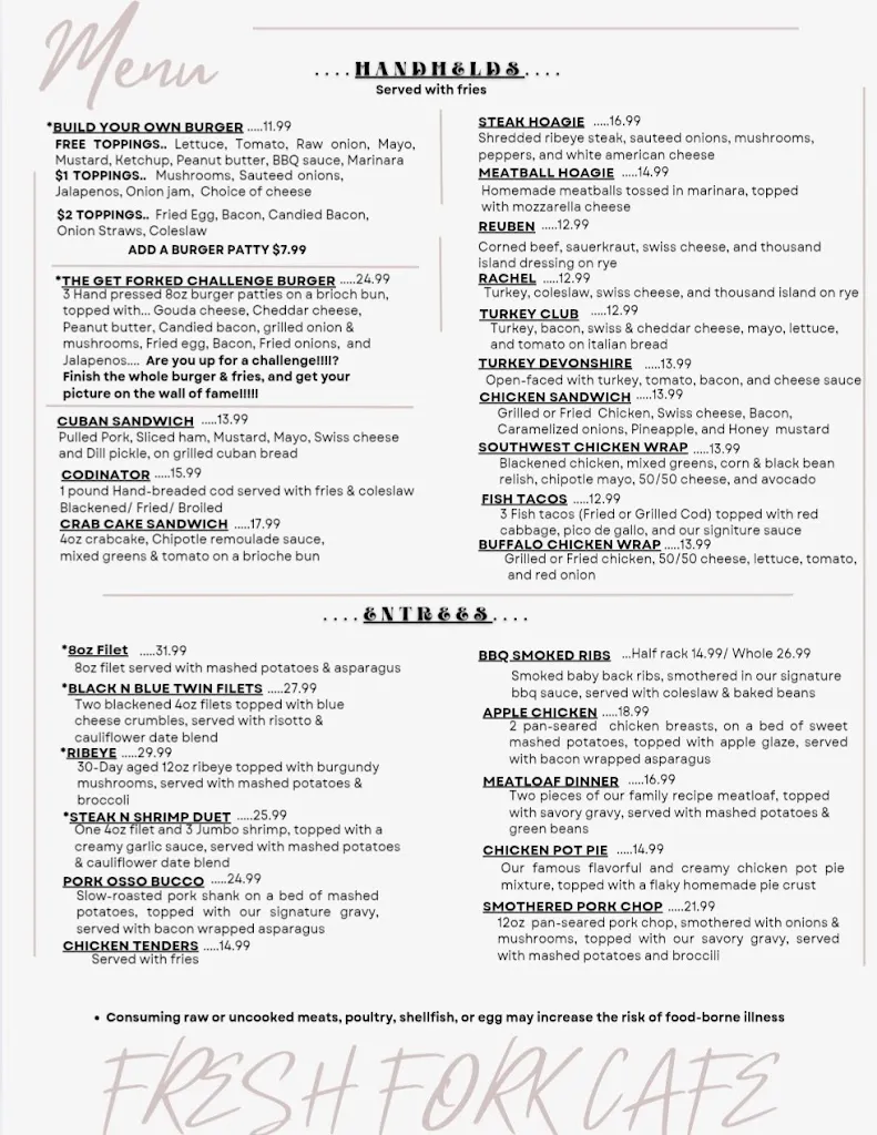 Menu_The Fresh Fork Cafe_Bethel Park, PA_image_old_2