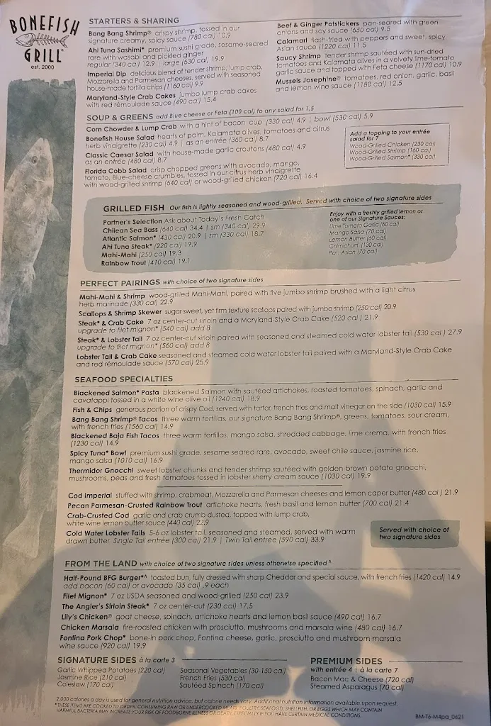 Menu_Bonefish Grill_Upper St. Clair, PA_image_old_3