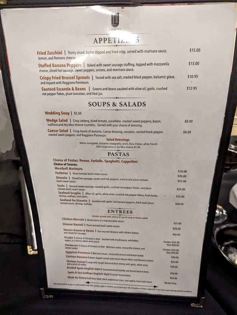 Menu_Storms Restaurant & BYOB_Pittsburgh, PA_image_old_1