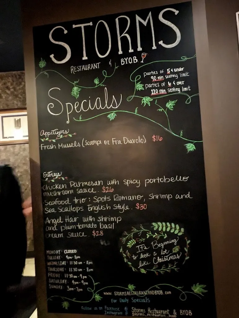 Menu_Storms Restaurant & BYOB_Pittsburgh, PA_image_old_2
