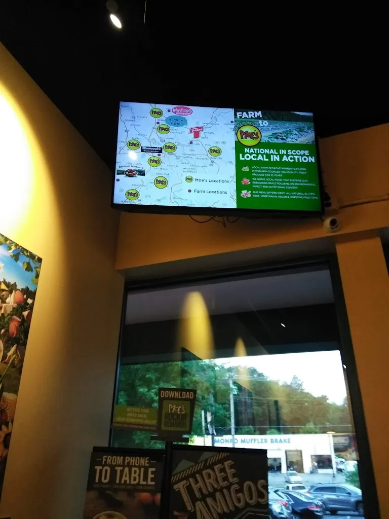 Moe's Southwest Grill restaurante en Bethel Park, PA