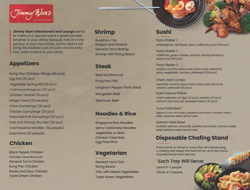Menu_Jimmy Wan's Restaurant & Lounge_Pittsburgh, PA_image_old_2