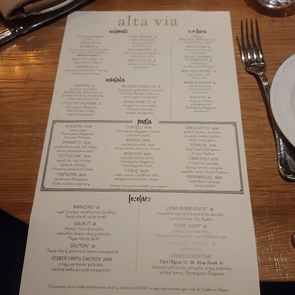 Menu_Alta Via_Pittsburgh, PA_image_old_3