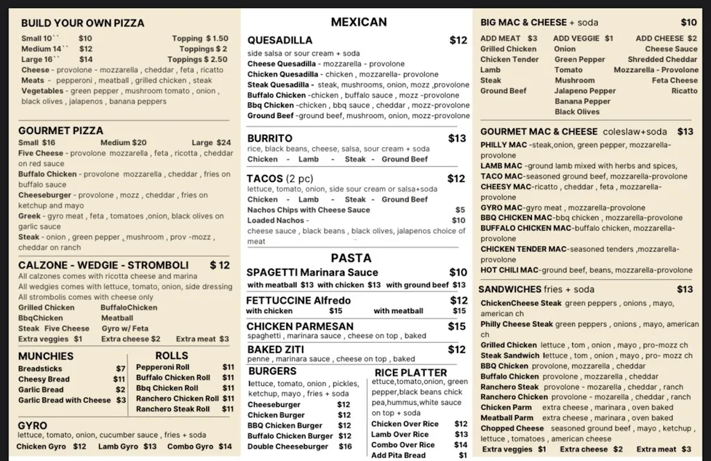 Menu_King Fried Chicken_Blawnox, PA_image_old_1