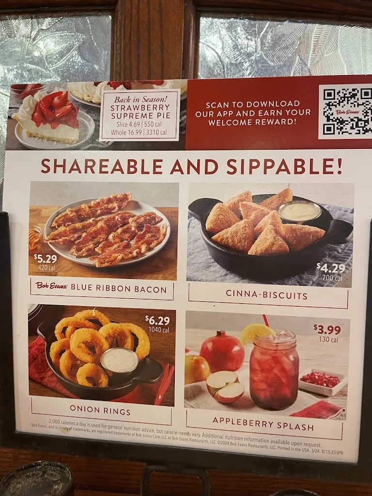 Menu_Bob Evans_West Mifflin, PA_image_old_1