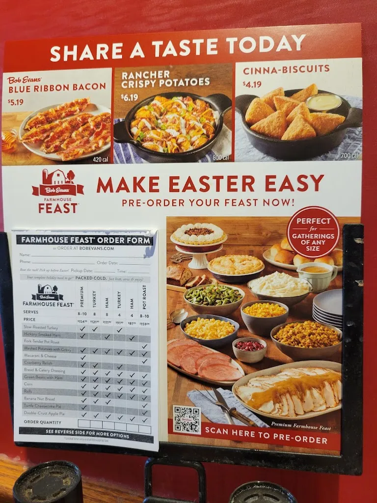 Menu_Bob Evans_West Mifflin, PA_image_old_2