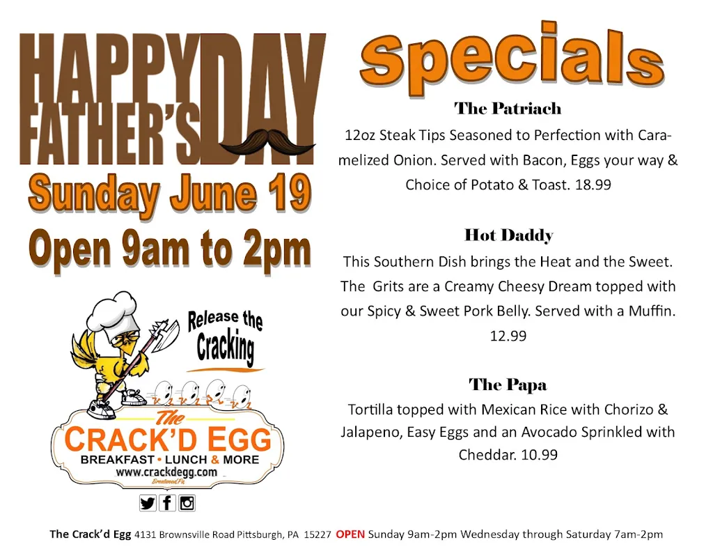 Menu_The Crack'd Egg_Pittsburgh, PA_image_old_1