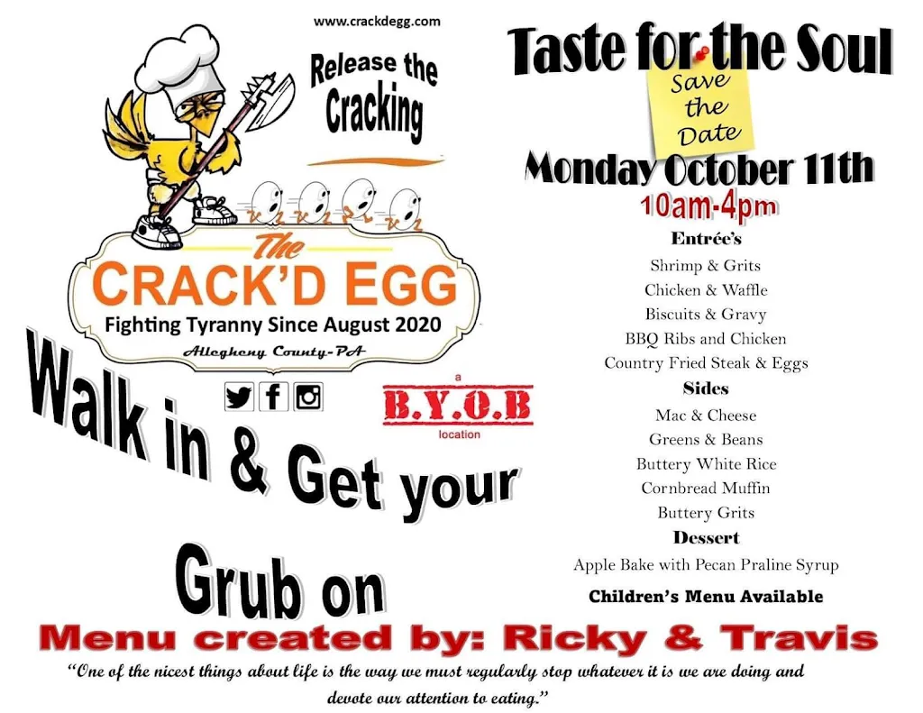 Menu_The Crack'd Egg_Pittsburgh, PA_image_old_2