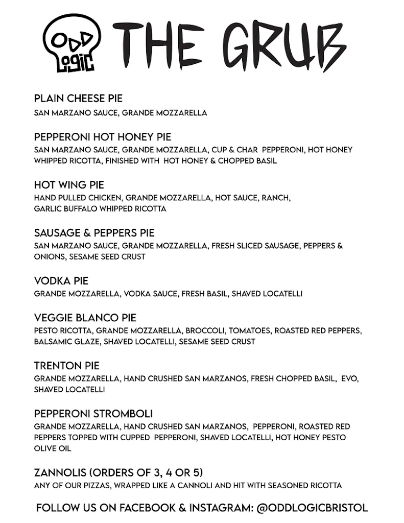 Menu_Odd Logic_Bristol, PA_image_old_1
