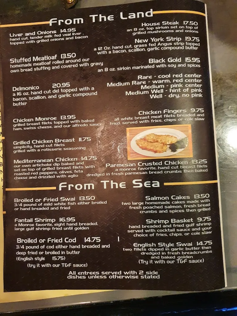 Menu_Monroe Hotel_Butler, PA_image_old_2