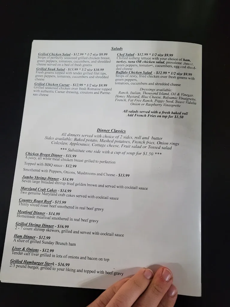 Menu_Kaytee's Family Restaurant and Marketplace_Coudersport, PA_image_old_2