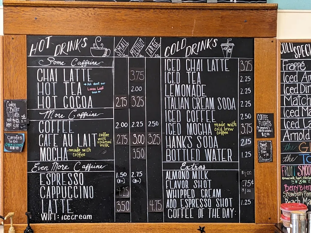 Menu_Cream 'n Sugar_Coudersport, PA_image_old_2
