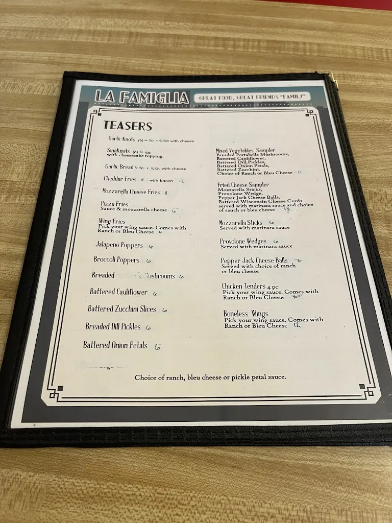 Menu_La Famiglia OIP_Coudersport, PA_image_old_1
