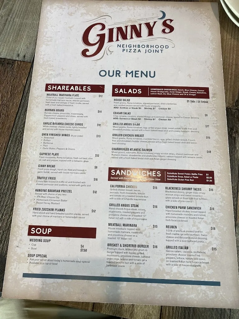 Menu_Ginny's Neighborhood Pizza Joint_Murrysville, PA_image_old_3