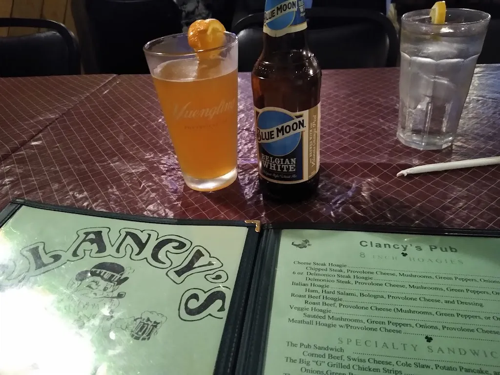 Menu_Clancy's Pub_Dravosburg, PA_image_old_2