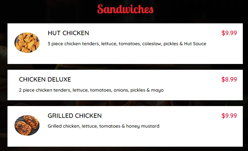 Menu_Chicken Hut Halal_Dravosburg, PA_image_old_3