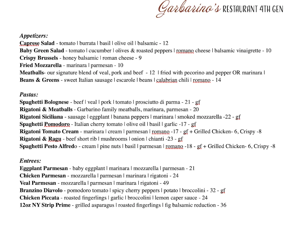 Menu_Garbarino's_Pittsburgh, PA_image_old_3