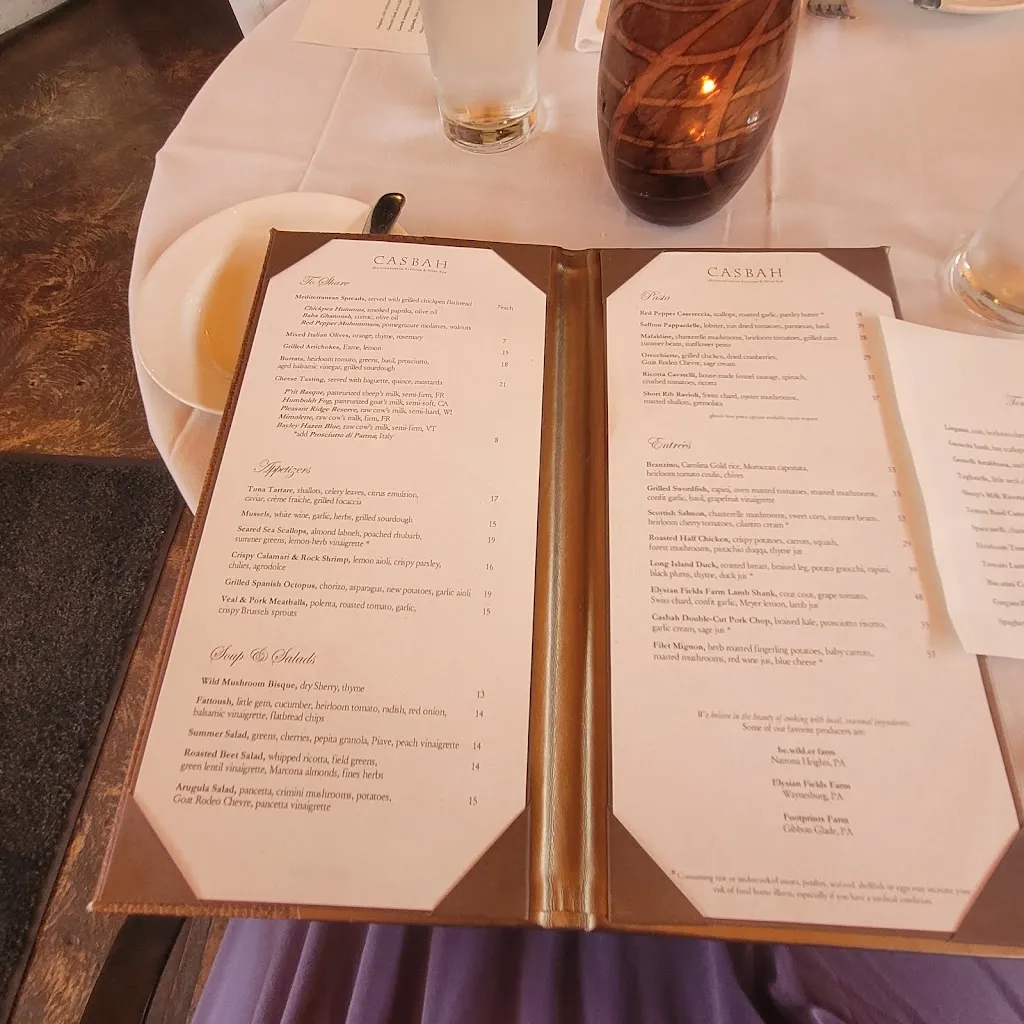 Menu_Casbah_Pittsburgh, PA_image_old_3
