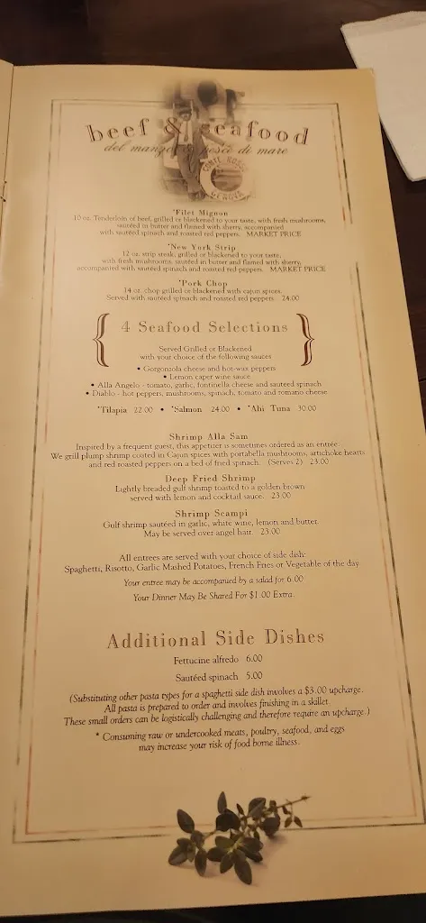 Menu_Angelo's Restaurant_Washington, PA_image_old_3