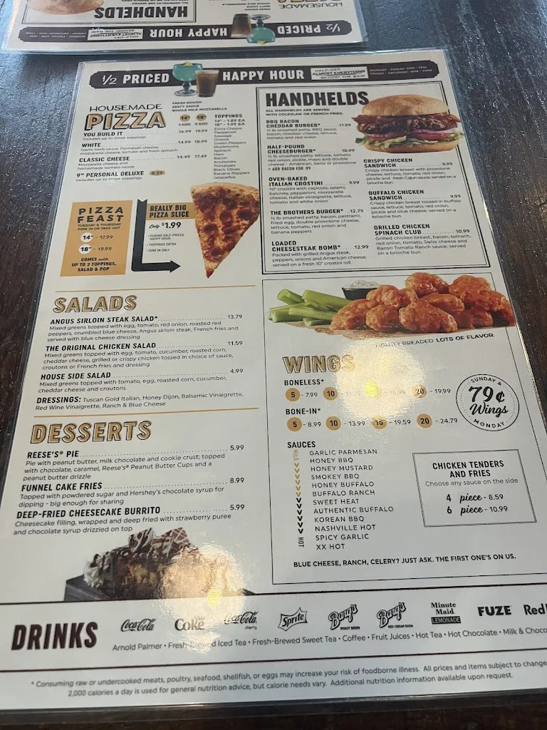 Menu_Primanti Bros. Restaurant and Bar_Washington, PA_image_old_3