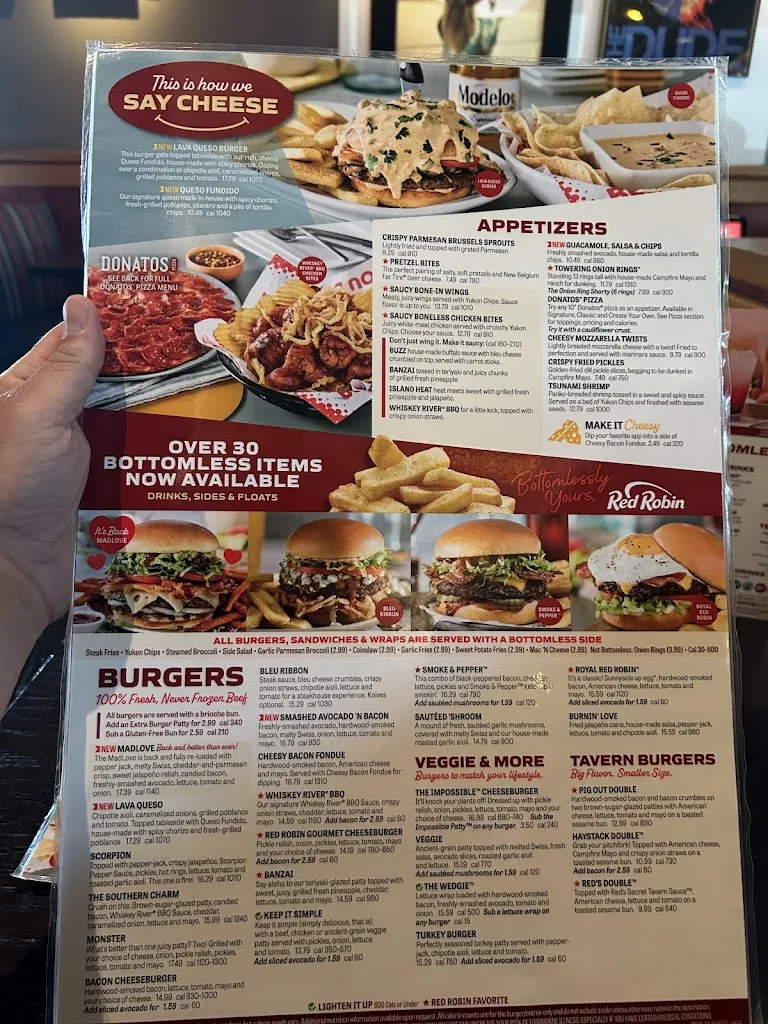 Menu_Red Robin Gourmet Burgers and Brews_Washington, PA_image_old_1
